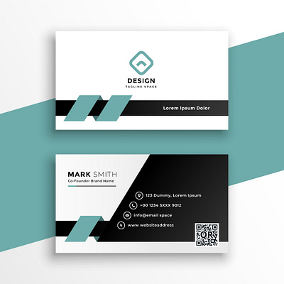 Professional Business Card with Mockup branding business card business card design portfolio professional business card typography