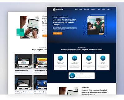 Dutormasi - Web Design and Web Development company profile design digital agency dutormasi homepage web design web design company web development webdesign