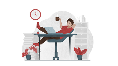 chill story artwork design flatdesign illustration