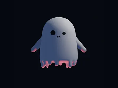 3D Ghost 3d 3d art blender blender 3d blender3d blender3dart blendercommunity blendercycles character characterdesign