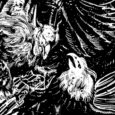 Available apparel design artwork band merch clothing design dark art dark artist dark illustration design eagles horror art illustration macabre merch design sebrodbrick t shirt design