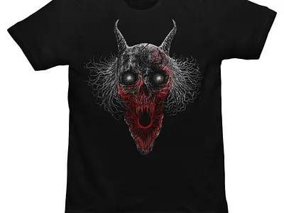 Available artwork band merch dark art dark artist dark illustration dotwork horror art horror artwork horror illustration illustration macabre merch design sebrodbrick skull skull art t shirt design