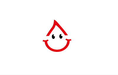 Happy Drop blood brand design drop fun funny happy icon design illustration logo logos smile