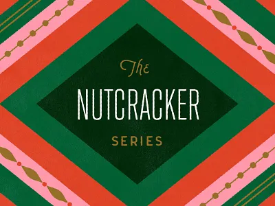 The Nutcracker Series christmas fun holiday illustration kids midcenturymodern nutcracker pattern series typography vector vintage