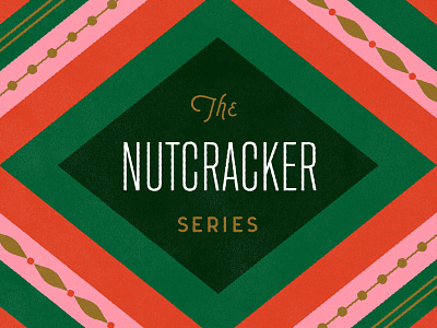 The Nutcracker Series christmas fun holiday illustration kids midcenturymodern nutcracker pattern series typography vector vintage