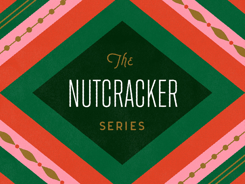 The Nutcracker Series christmas fun holiday illustration kids midcenturymodern nutcracker pattern series typography vector vintage