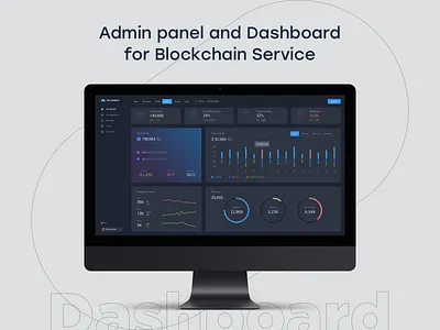 Dashboard for Crypto Service charts cryptocurrency dashboard flat graphics interface service sketch statistics ui ux web yoneg
