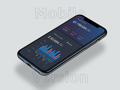 Dashboard for Crypto Service charts cryptocurrency dashboard flat graphics interface service sketch statistics ui ux web yoneg