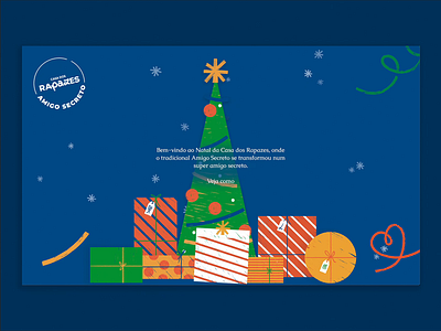 Christmas Animation animated illustration animation artdirection christmas design gifs html5 illustration interaction nonprofit santa ui design visual design