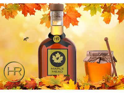 Howrd Raver's Maple Mead Mockup adobestock aiga alcoholicbeverage branding drinks graphicdesign honey honeybees labeldesign logodesign maple mead mockup vector winemaking
