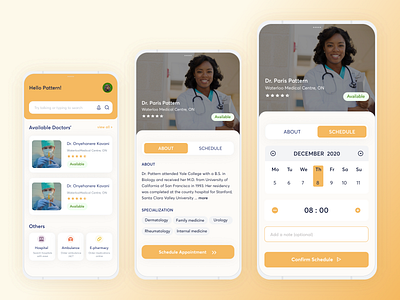 Health Care App design health app healthcare mobile app mobile design mobile ui product design ui ui design uiux ux design