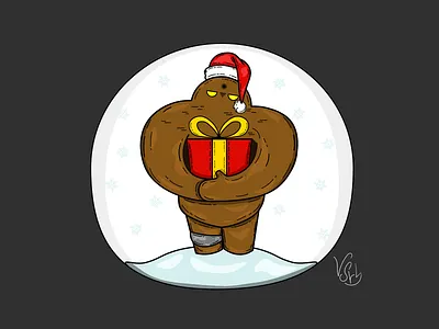 Snow Globe art artwork banner character christmas concept design gift graphics holidays illustration logo vector