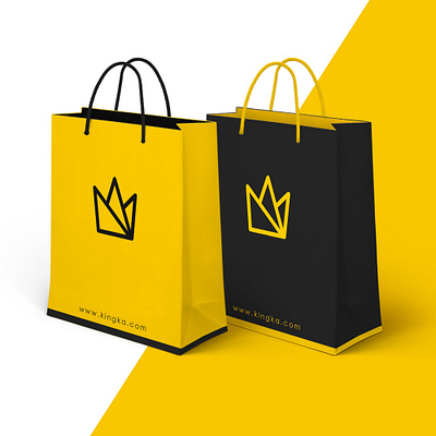 PaperBag Design artist bag bags branding crown logo designer elegantpackaging fiverr king logo minimalist modern modern design packaging packaging design packaging mockup paperbag premium simple