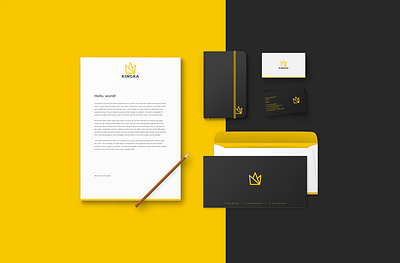 Kingka Branding & Stationery abstract logo branding business card design clever design elegant fiverr inspiration letterhead design logo logoidea logomark minimalist mockup design modern premium printing stationery design symbols vector