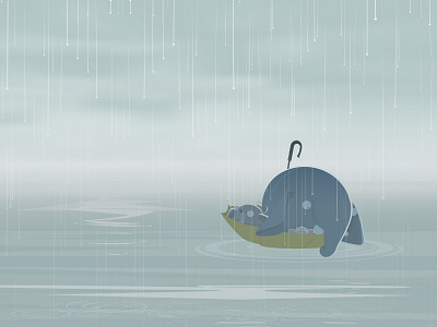 Illustration Book animation book design character design characters childrens book elephant hero hein illustrator landscape ocean ollimania vector