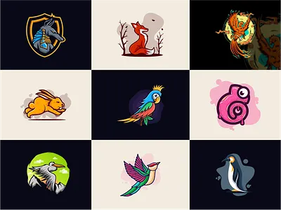 BEST 9 CARACTER LOGO DESIGN 2020 2020 best branding branding design caracter caracterdesign colorful dribble fun icon ideas illustration instagram logo logoawesome logoinspirations mark mascot vector zerologistudio