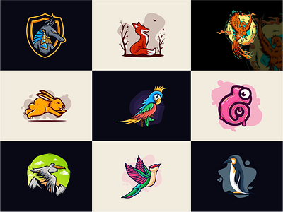 BEST 9 CARACTER LOGO DESIGN 2020 2020 best branding branding design caracter caracterdesign colorful dribble fun icon ideas illustration instagram logo logoawesome logoinspirations mark mascot vector zerologistudio