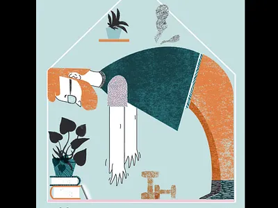 lockdown struggles art artwork design illustration poster