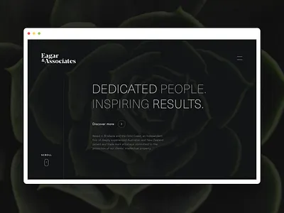 Legal Landing Page branding design dark mode dark ui web design web designer website