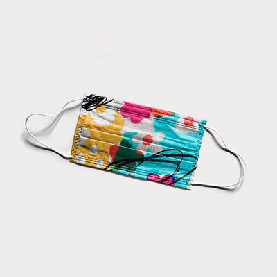 Playful Mask design collage color design illustration texture