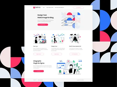 Company Marketing Services black figma illustraion line minimal online poppins services ui web ui