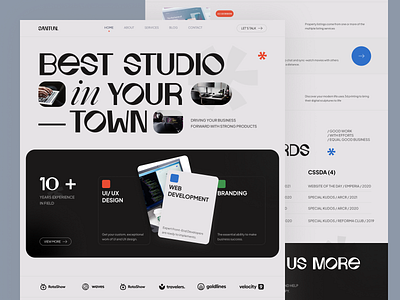 SANTUN. - Creative Agency agency clean creative creative agency design landing page landingpage studio swiss swiss design typography ui ui design website