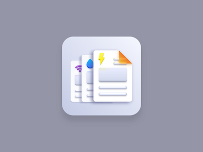 Bills (Big Sur style icon) big sur big sur icon bills bills payment creatives design document icon icon design icon designer icon designs icon set iconography icons payment sketchapp vector vector artwork vector design