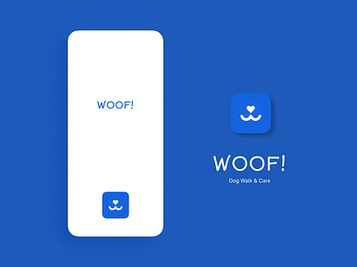 Doggy walk App icon app dailyui dog icon logo pet ui