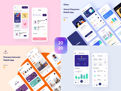 Best of 2020 App Design🔥 2020 2020 design 2020 trend app best shots clean design dribbble best shot happy new year minimal mobile product design shots ui uidesign userinterface ux