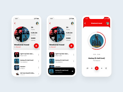 Music app app app design app screen mobile app music music app music player music player ui musician player spotify ui ui design ux