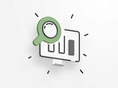 Scores24: 3D Data analysis icon 3d 3d animation 3d icon 3dillustration blender data h2h icon match scores24 sport sport icon statistics zoom