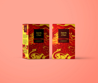 LeemChai | Tea Packaging Design ai baku branding chai design icon illustration illustrator lineart mockup mockups modern pack package package design packaging packaging design photoshop tea vector