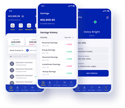 Fintech App design figma finance fintech