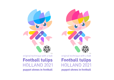 puppet shows in football design icon illustration logo typography