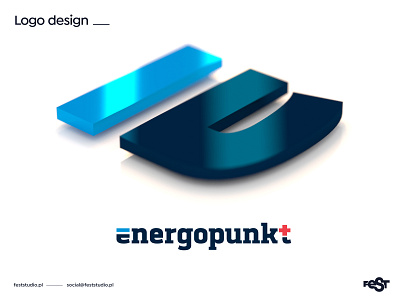 energopunkt – logo design blender blender3d branding design illustration logo vector