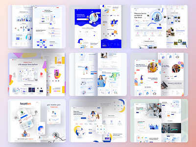 Web Designs 2020 best shot clean ui design graphic design home page homepage illustration interface landing page typography ui design web webdesign website website design