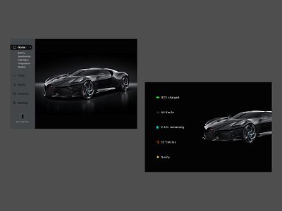 Car Interface 034 dailyui034 design ui ux web