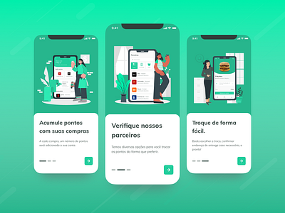 Expoint - Mobile Rewards App | Onboarding design ecommerce finance finance app flat illustration minimal onboarding payment points rewards rewards app ui ux