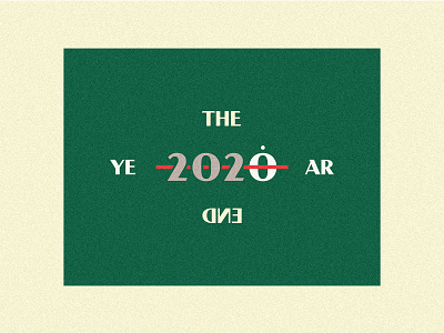 2020 The End? 2021 Minimal Simple Logo 2020 2021 design flat logo logomark minimalism minimalist logo new year poster poster design simple logo typography vector vintage wordmark