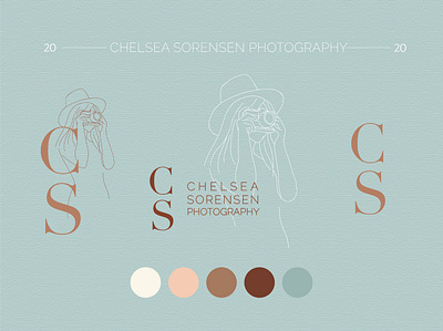 Photography - Brand Identity adobe illustrator branding design flat icon illustration logo procreate simple typography