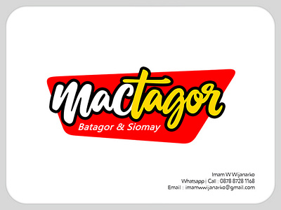 logo-batagor-siomay-mactagor best logo brand branding creative culinary custom logo design design logo handlettering handmade icon illustration logo design logo inspiration logo kuliner logo maker logos logotype typography ui