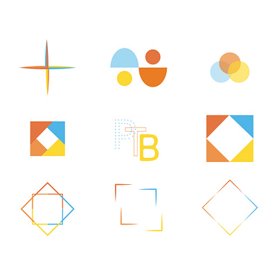 Elements app branding design forms freelance designer freelancer google icon illustration illustration art illustrator inspiration logo primary colors shapes soft colors typography ui vector