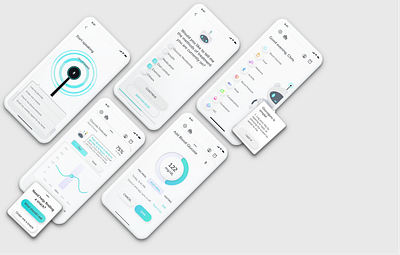 Simplifying Diabetic life with an App app branding dashboard design healthcare minimal neomorphism typography ui ux