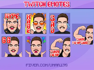 cartoon twitch emotes badges cartoon emotes chibi twitch emotes design emotes kawaii twitch emotes streamer streamers twitch emotes twitch sub badges twitchtv