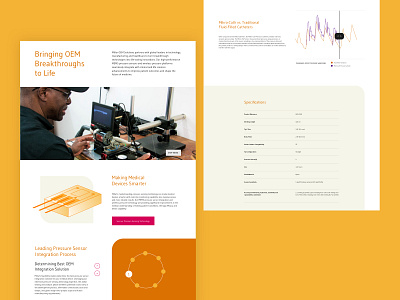 Medical Devices branding charts data visulization illustration medical ui ux visual design website website concept website design