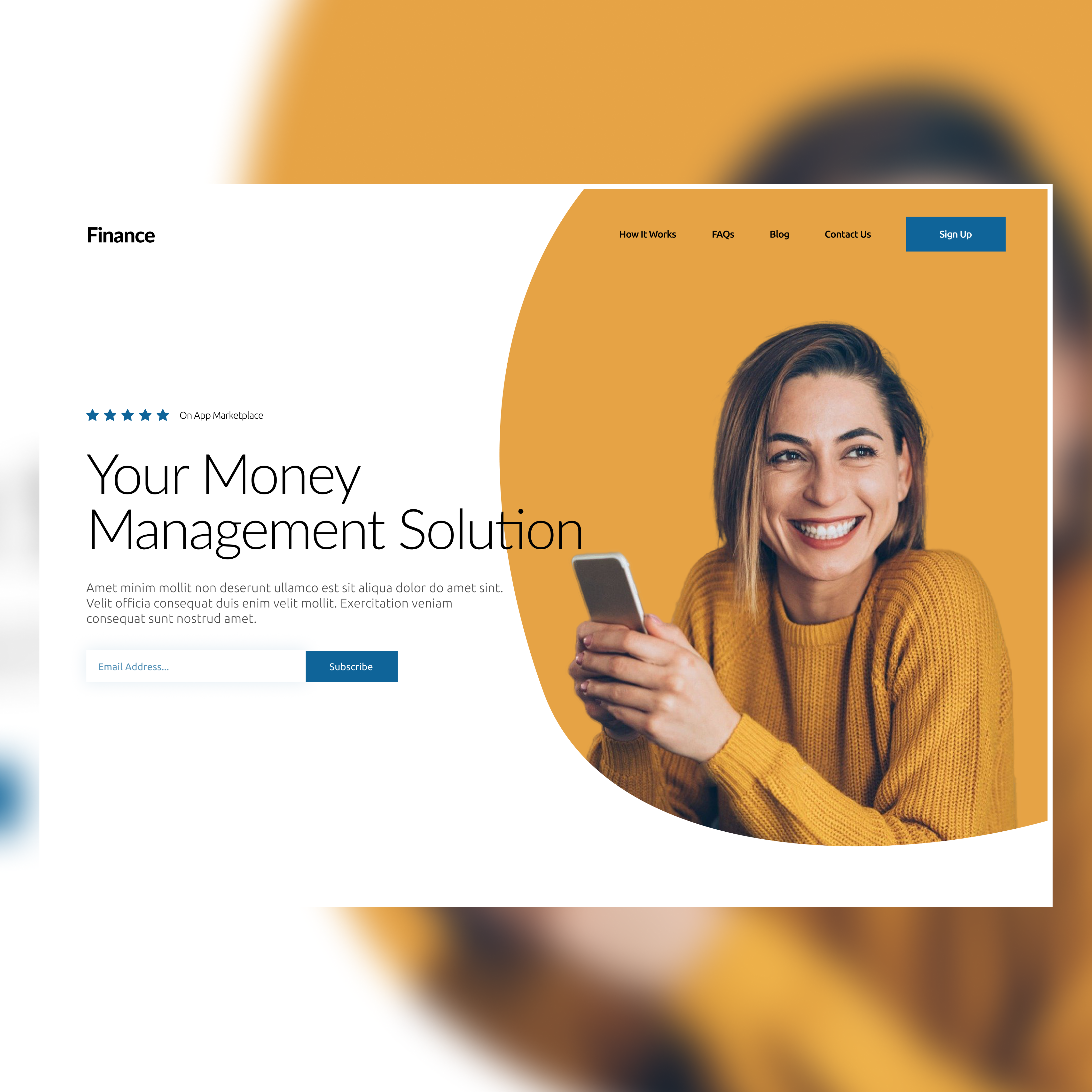 Example of 30 Days of Web Design : FInance