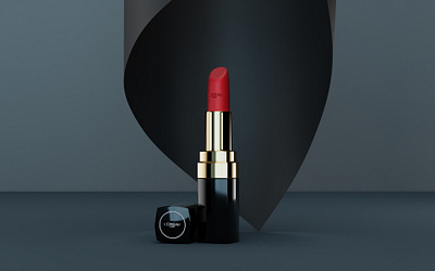 L'Oreal Paris Lipstick 2021 animation branding cosmetic design flat industrialdesign lipstick minimal mockup photorealism photorealistic product animation product design product visualization trending