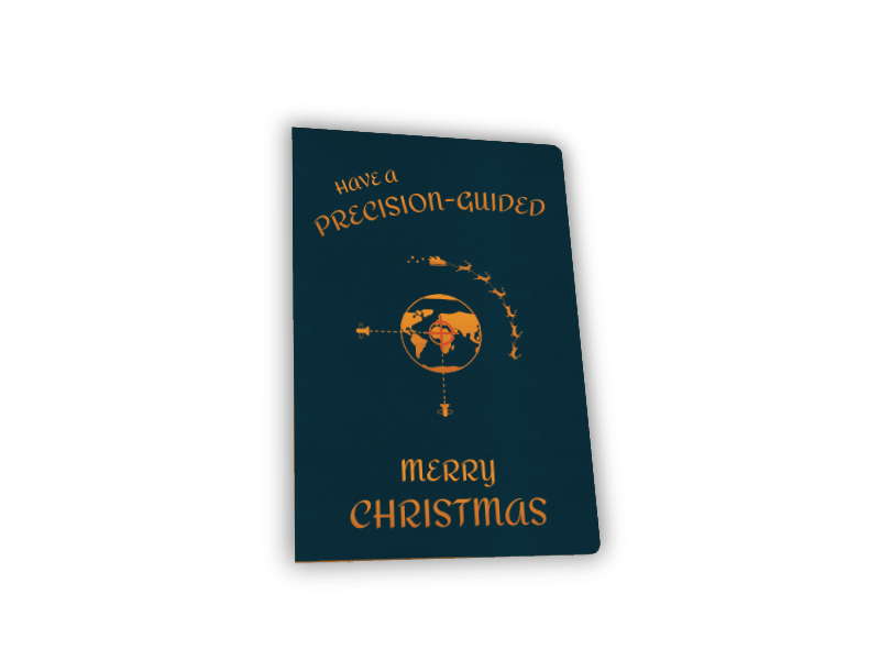 Precision-guided merry christmas animated animation card christmas codepenchallenge interaction interactive