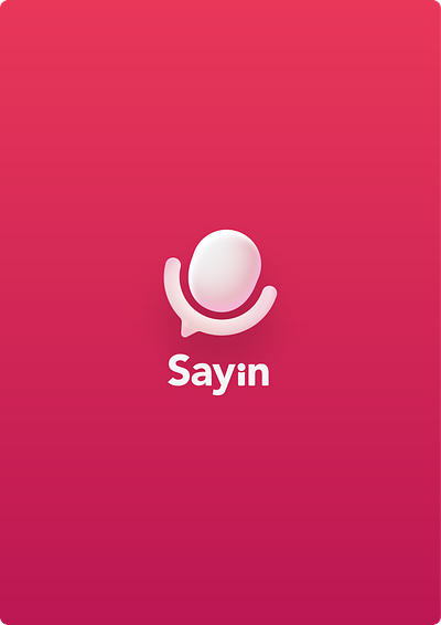 Sayin Messenger logo | Big Sur version app big sur design icon logo logodesign microphone podcast logo ux