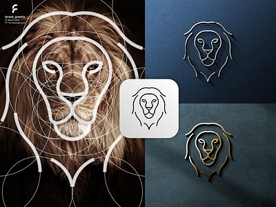 Liontin Logo animals awesome branding circle clean corporate branding design golden ratio grid illustration inspirations line lion logo logodesign minimal modern simple typography vector